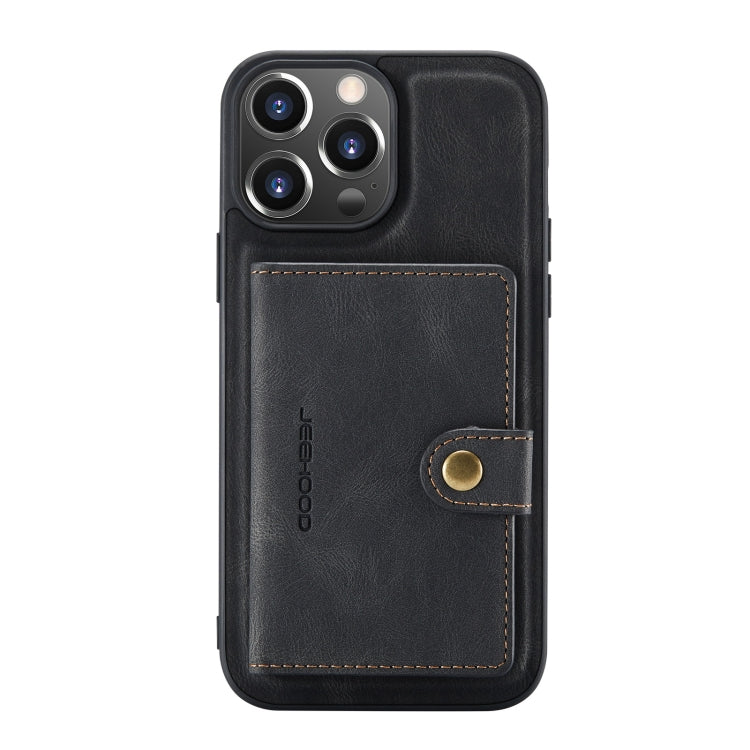JEEHOOD Retro Magnetic Detachable Protective Case with Wallet & Card Slot & Holder