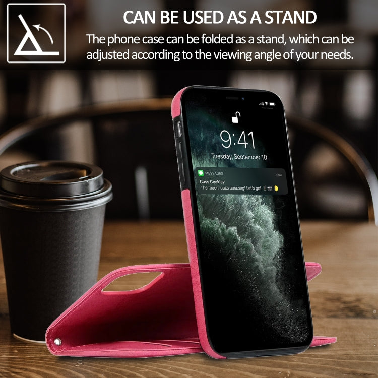 Retro 2 in 1 Detachable Magnetic Horizontal Flip TPU + PU Leather Case with Holder & Card Slots & Photo Frame & Wallet