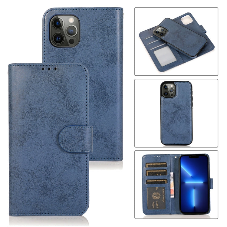 Retro 2 in 1 Detachable Magnetic Horizontal Flip TPU + PU Leather Case with Holder & Card Slots & Photo Frame & Wallet