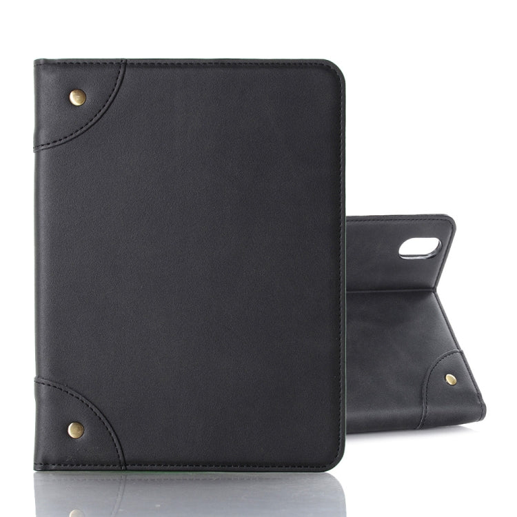 Retro Book Style Leather Tablet Case, Compatible with iPad mini 6 / mini 2024