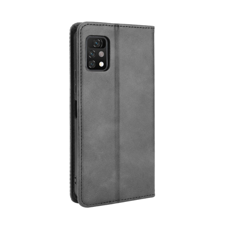 Magnetic Buckle Retro Crazy Horse Texture Horizontal Flip Leather Case with Holder & Card Slots & Photo Frame