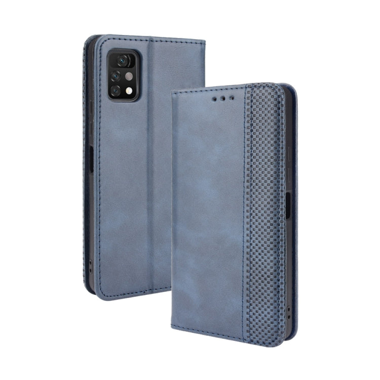 Magnetic Buckle Retro Crazy Horse Texture Horizontal Flip Leather Case with Holder & Card Slots & Photo Frame