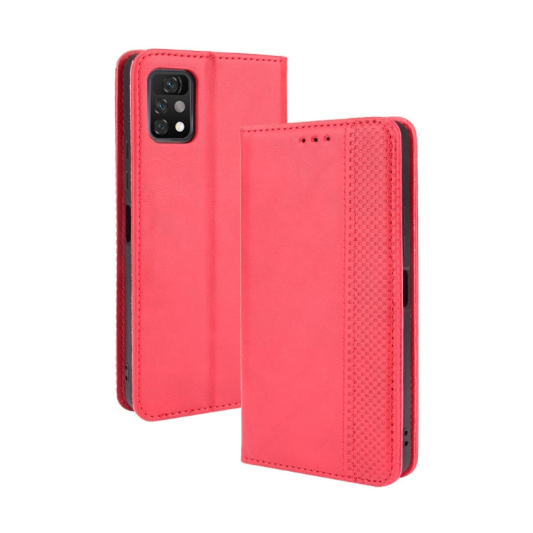 Magnetic Buckle Retro Crazy Horse Texture Horizontal Flip Leather Case with Holder & Card Slots & Photo Frame