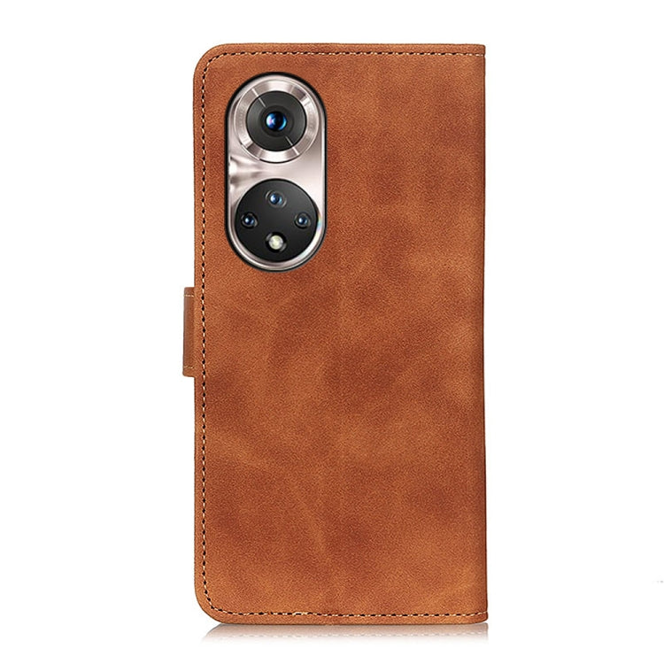 KHAZNEH Retro Texture Horizontal Flip Leather Phone Case, Compatible with Huawei nova 9 Pro / Honor 50 Pro