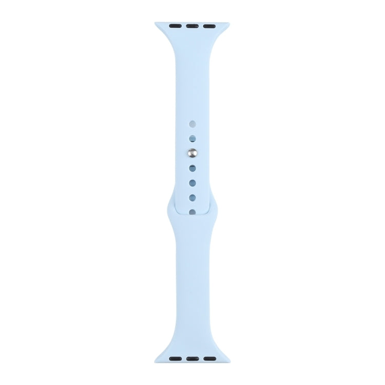 Slimming Silicone Replacement Watchband Compatible with Apple Watch Series, 7 41mm / 6&SE&5&4 40mm / 3&2&1 38mm