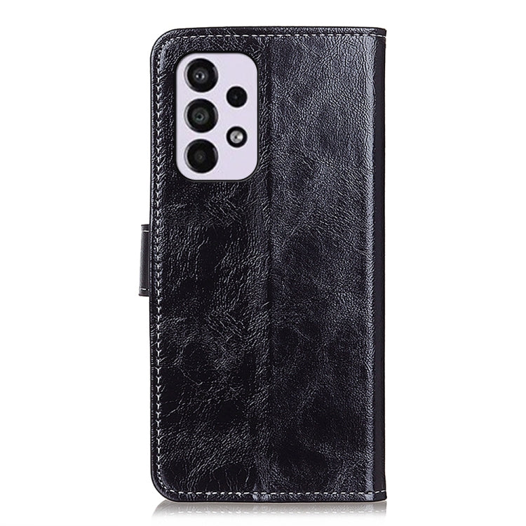 Retro Crazy Horse Texture Horizontal Flip Leather Phone Case with Holder & Card Slots & Photo Frame & Wallet