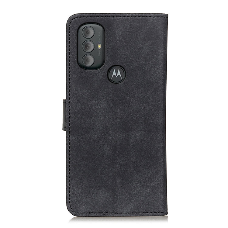KHAZNEH Retro Texture Horizontal Flip Leather Phone Case, Compatible with Motorola Moto G Power 2022