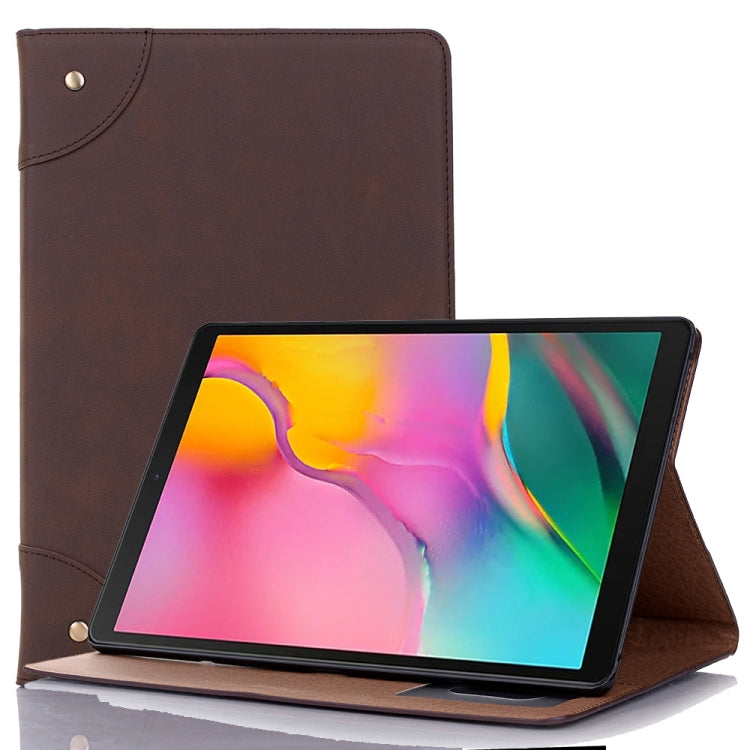 Retro Leather Tablet Case, Compatible with Samsung Galaxy Tab A7 T500