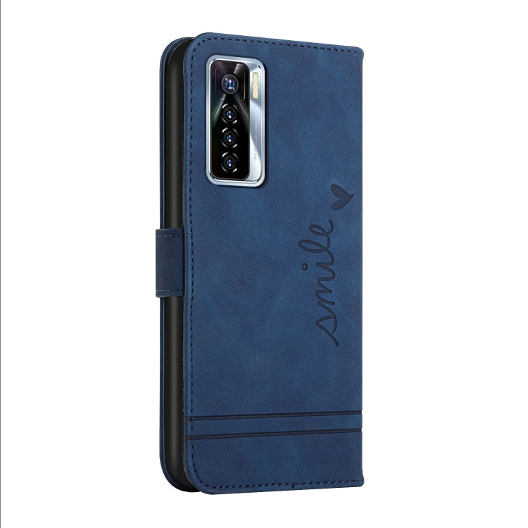Retro Skin Feel Horizontal Flip Soft TPU + PU Leather Phone Case, Compatible with Tecno Camon 17 Pro
