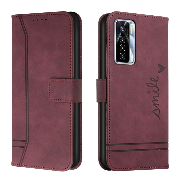 Retro Skin Feel Horizontal Flip Soft TPU + PU Leather Phone Case, Compatible with Tecno Camon 17 Pro
