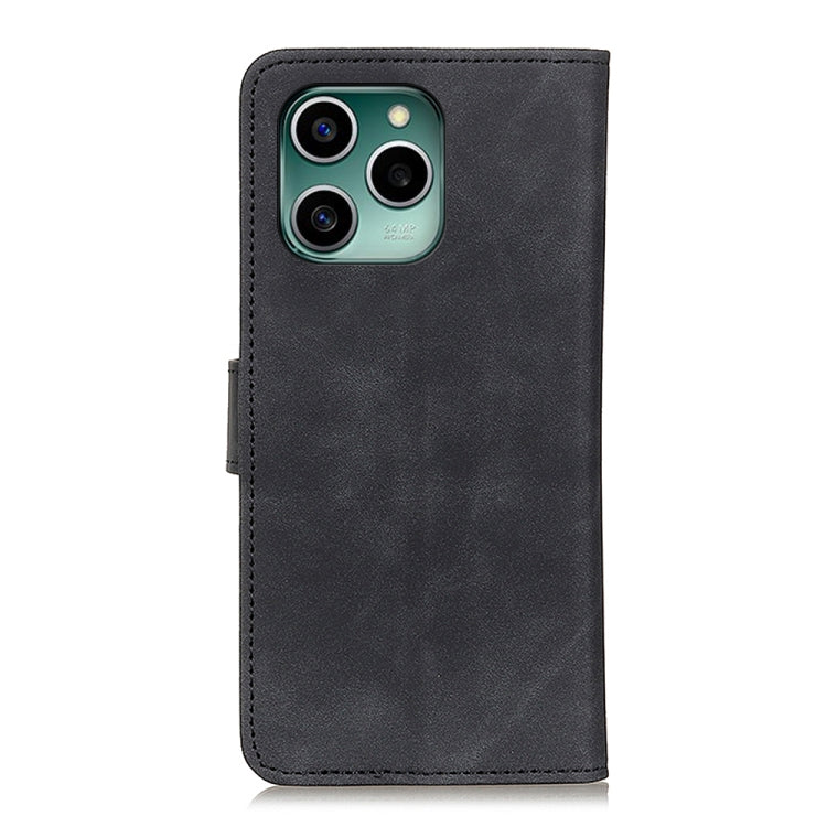 KHAZNEH Retro Texture Flip Leather Phone Case, Compatible with Honor 60 SE