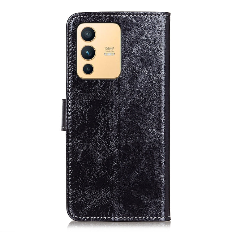 Retro Crazy Horse Texture Horizontal Flip Leather Case