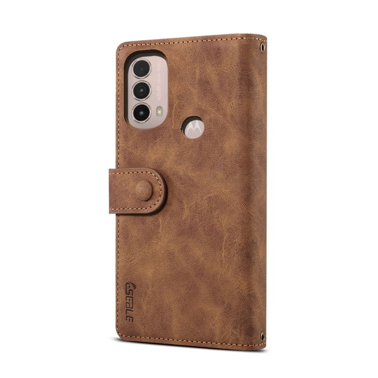 Retro Frosted Horizontal Flip Leather Phone Case, Compatible with Motorola Moto E40 / E30 / E20