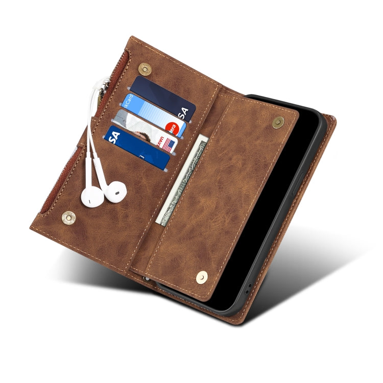 Retro Frosted Horizontal Flip Leather Phone Case, Compatible with Motorola Moto E40 / E30 / E20