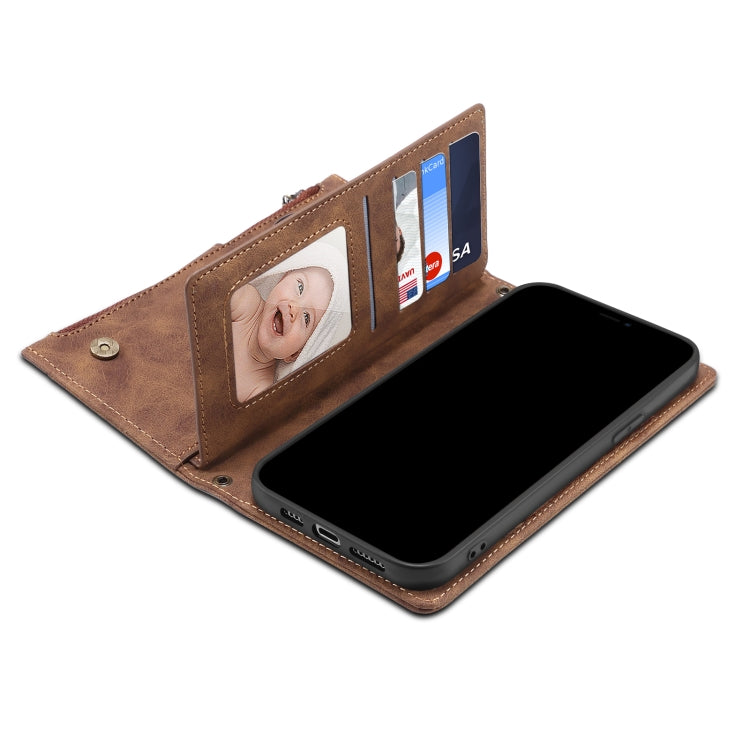 Retro Frosted Horizontal Flip Leather Phone Case, Compatible with Motorola Moto E40 / E30 / E20