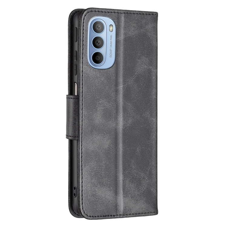 Retro Lambskin Texture Leather Phone Case, Compatible with Motorola Moto G31 / G41 Side Fingerprint