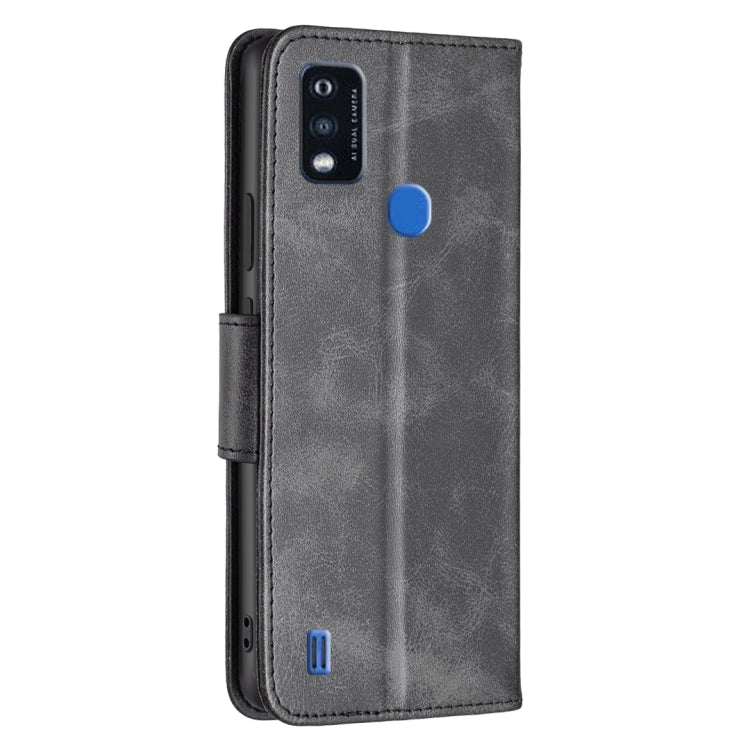 Retro Lambskin Texture Leather Phone Case, Compatible with ZTE Blade A51