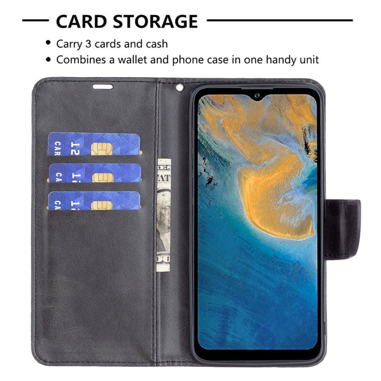 Retro Lambskin Texture Leather Phone Case, Compatible with ZTE Blade A51