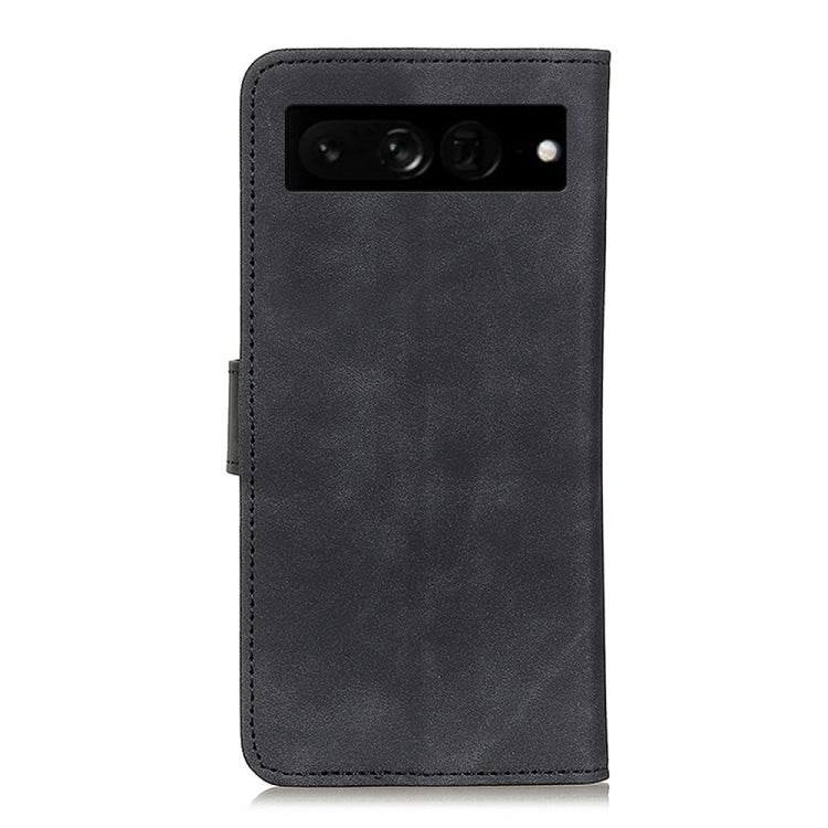 KHAZNEH Retro Texture Leather Phone Case, Compatible with Google Pixel 7 Pro 5G
