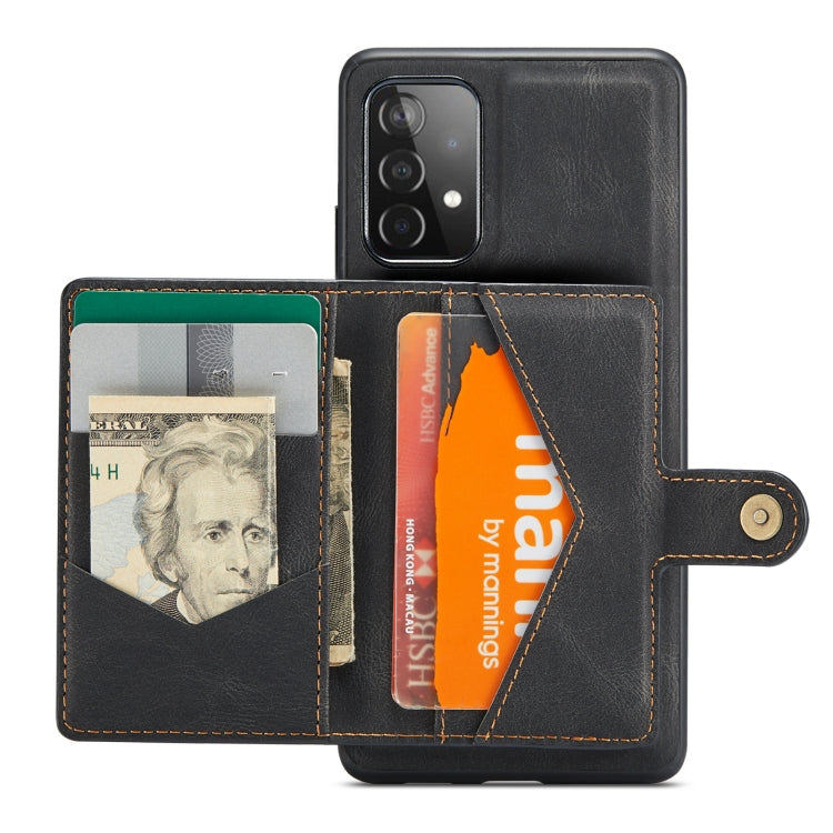 JEEHOOD Retro Magnetic Detachable Phone Case with Wallet & Card Slot & Holder