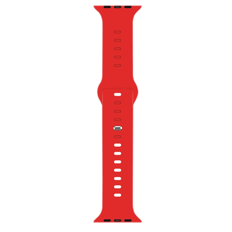 Liquid Silicone Watchband Compatible with Apple Watch Series, 7 45mm / 6&SE&5&4 44mm / 3&2&1 42mm