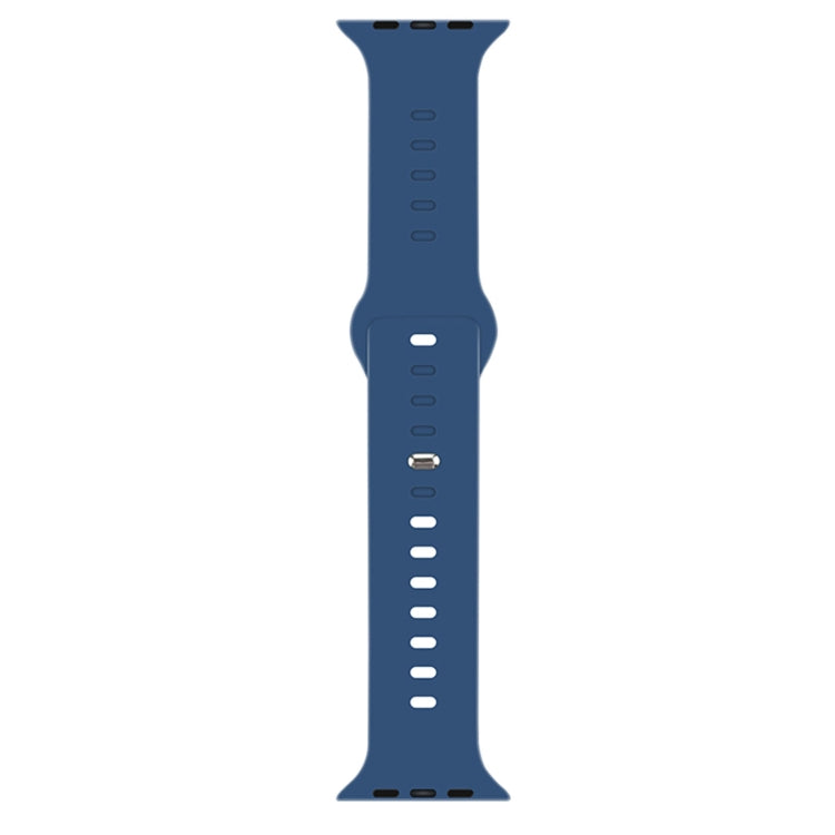 Liquid Silicone Watchband Compatible with Apple Watch Series, 7 45mm / 6&SE&5&4 44mm / 3&2&1 42mm