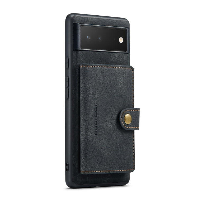 JEEHOOD Retro Magnetic Detachable Wallet Phone Case, Compatible with Google Pixel 7 5G