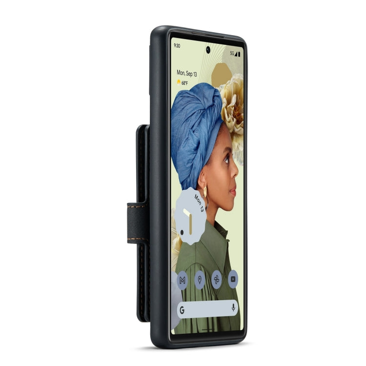 JEEHOOD Retro Magnetic Detachable Wallet Phone Case, Compatible with Google Pixel 7 Pro 5G