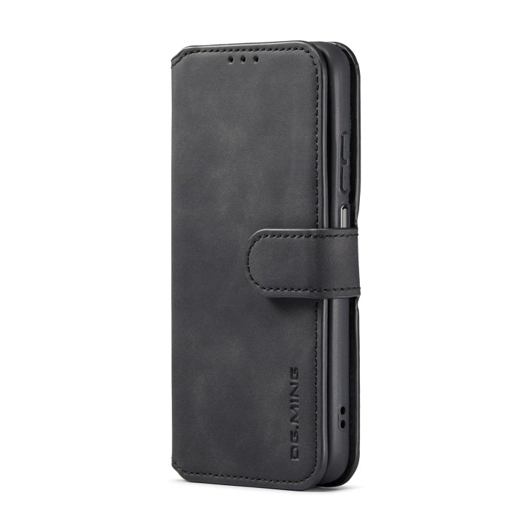 DG.MING Retro Oil Edge Flip Leather Phone Case, Compatible with Samsung Galaxy A13 4G