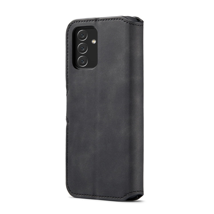 DG.MING Retro Oil Edge Flip Leather Phone Case, Compatible with Samsung Galaxy A13 4G