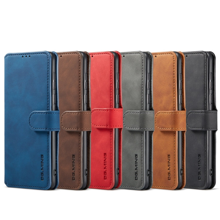 DG.MING Retro Oil Edge Flip Leather Phone Case, Compatible with Samsung Galaxy A13 4G