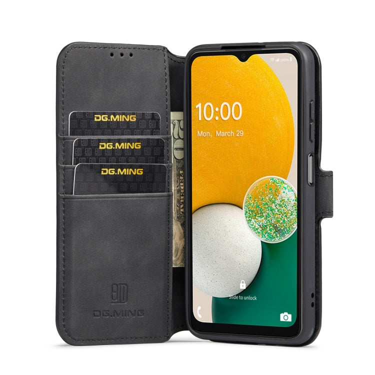 DG.MING Retro Oil Edge Flip Leather Phone Case, Compatible with Samsung Galaxy A13 5G