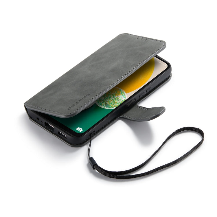 DG.MING Retro Oil Edge Flip Leather Phone Case, Compatible with Samsung Galaxy A13 5G