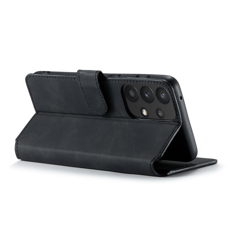 DG.MING Retro Oil Edge Flip Leather Phone Case, Compatible with Samsung Galaxy A33 5G