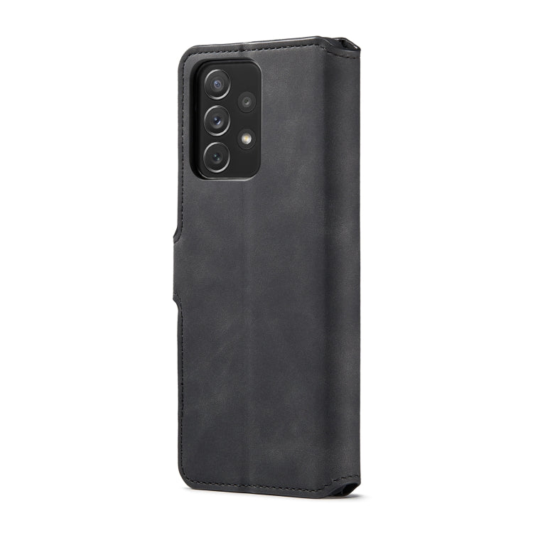 DG.MING Retro Oil Edge Flip Leather Phone Case, Compatible with Samsung Galaxy A73 5G
