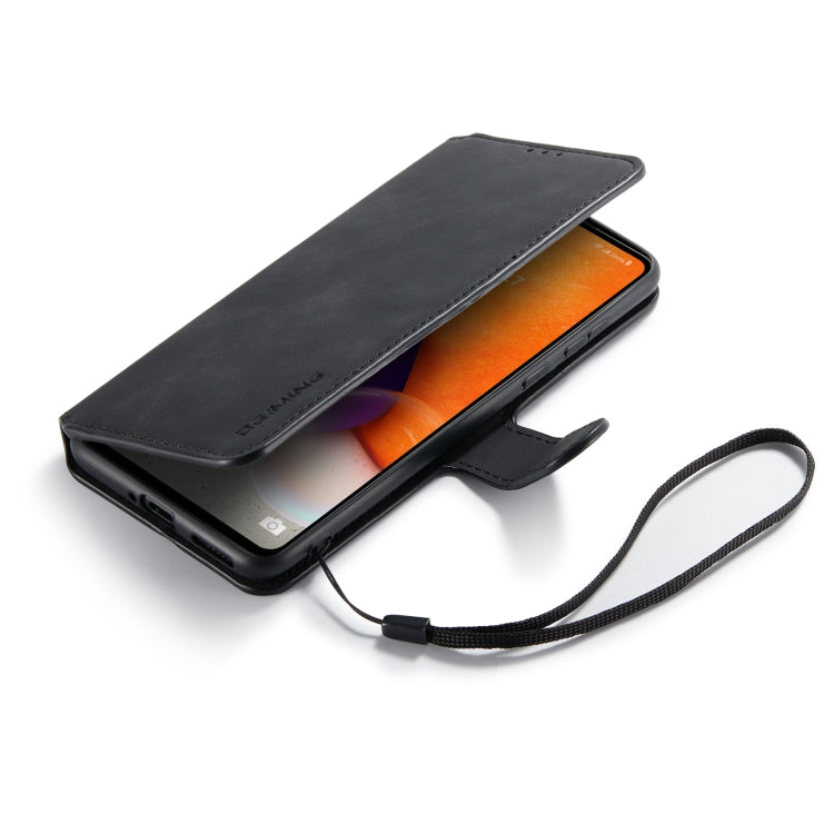 DG.MING Retro Oil Edge Flip Leather Phone Case, Compatible with Samsung Galaxy A73 5G