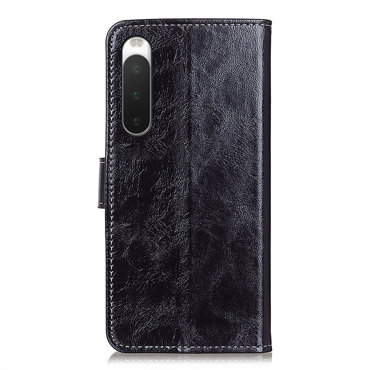 Retro Crazy Horse Texture Horizontal Flip Leather Phone Case, Compatible with Sony Xperia 10 IV