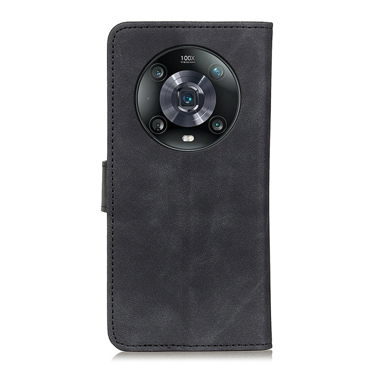 KHAZNEH Retro Texture Flip Leather Phone Case, Compatible with Honor Magic4 Pro