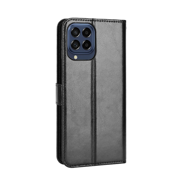 Retro Crazy Horse Texture Leather Phone Case, Compatible with Samsung Galaxy M33 5G