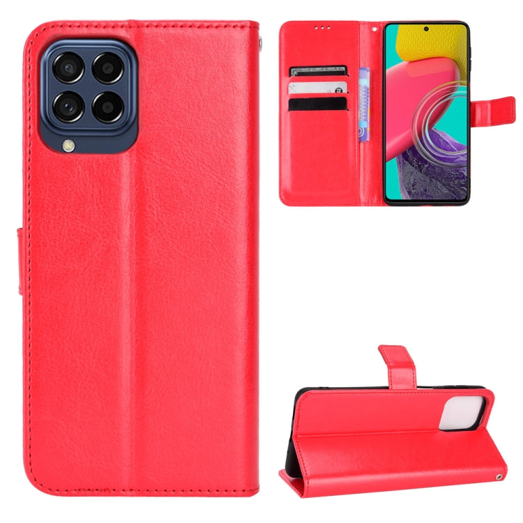 Retro Crazy Horse Texture Leather Phone Case, Compatible with Samsung Galaxy M33 5G