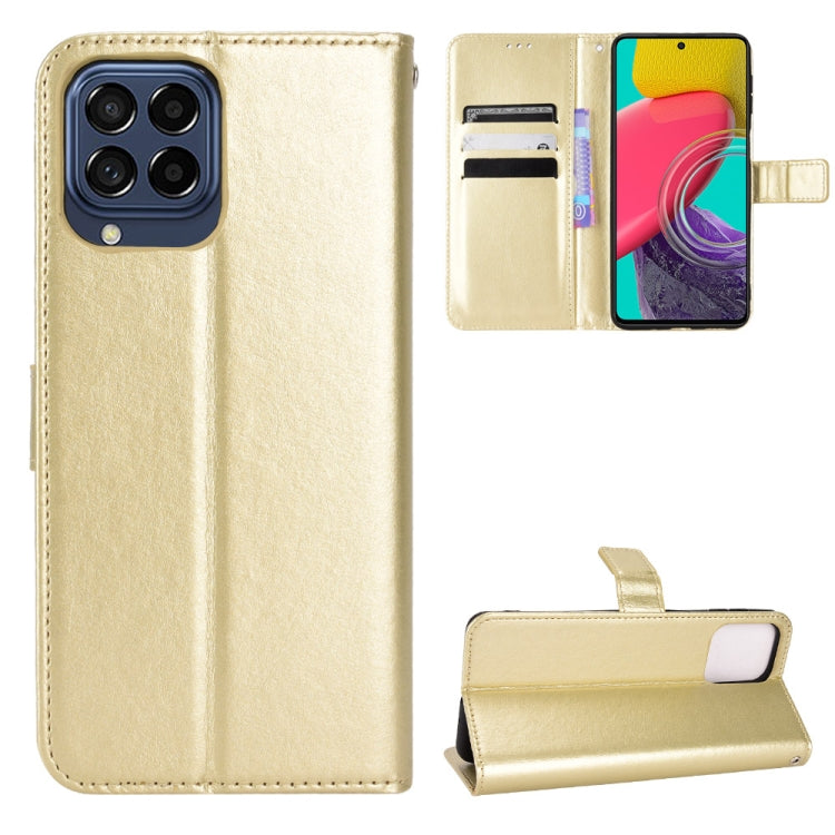 Retro Crazy Horse Texture Leather Phone Case, Compatible with Samsung Galaxy M33 5G