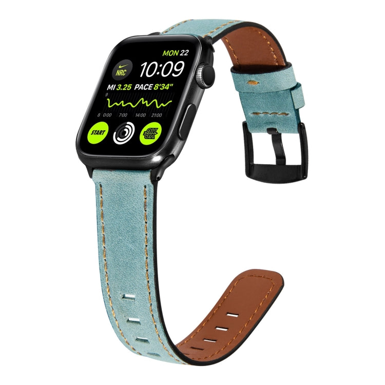 Retro Leather Watch Band Compatible with Apple Watch Series, 7 41mm / 6&SE&5&4 40mm / 3&2&1 38mm