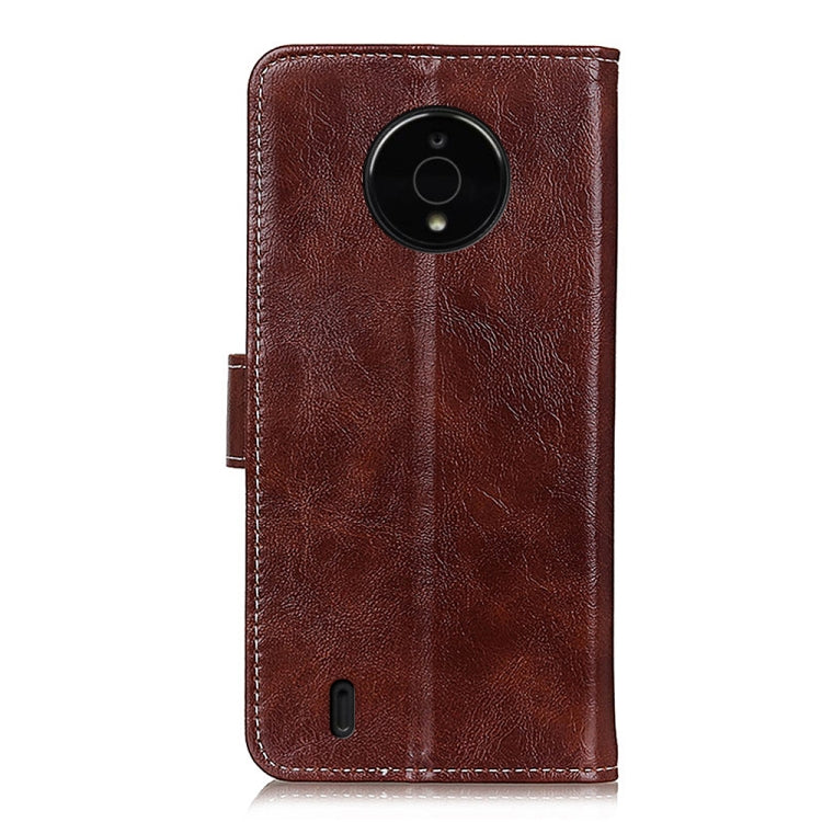 Retro Crazy Horse Texture Leather Phone Case, Compatible with Nokia C200