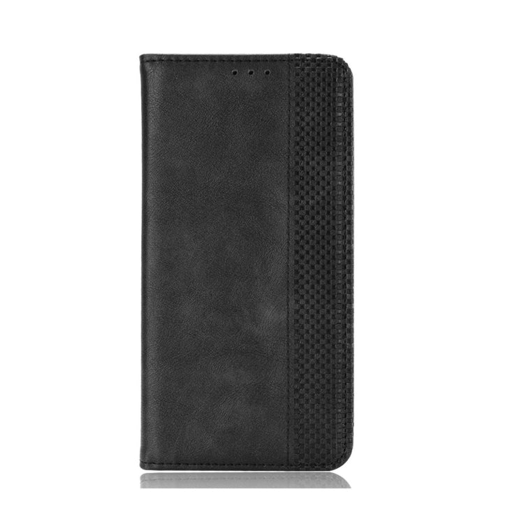 Magnetic Buckle Retro Crazy Horse Leather Phone Case, Compatible with Honor Magic4 Pro