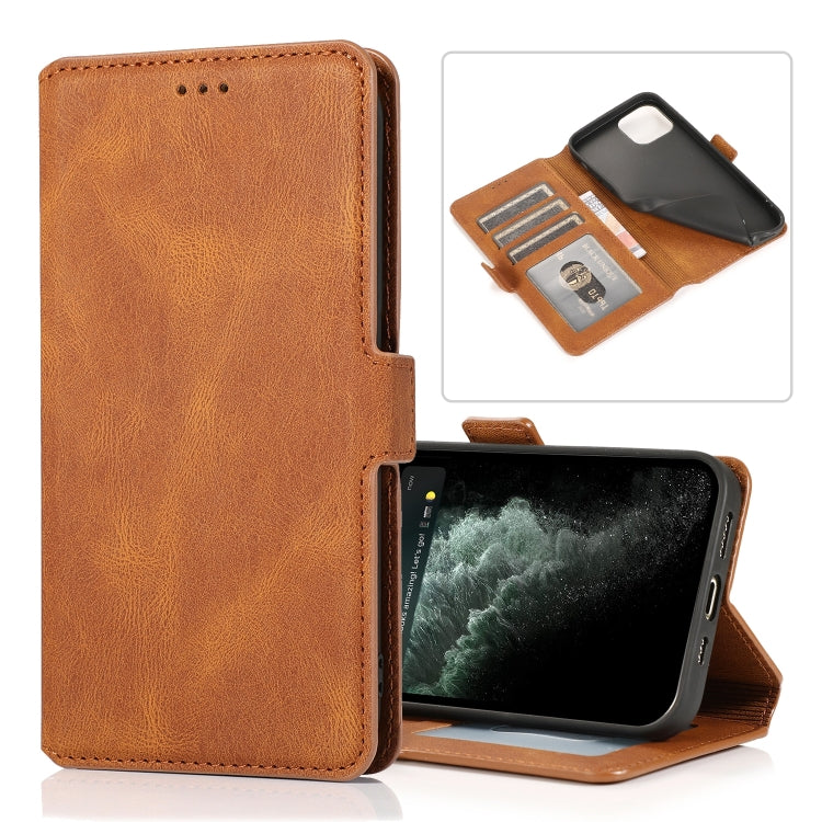 Retro Magnetic Closing Clasp Leather Case
