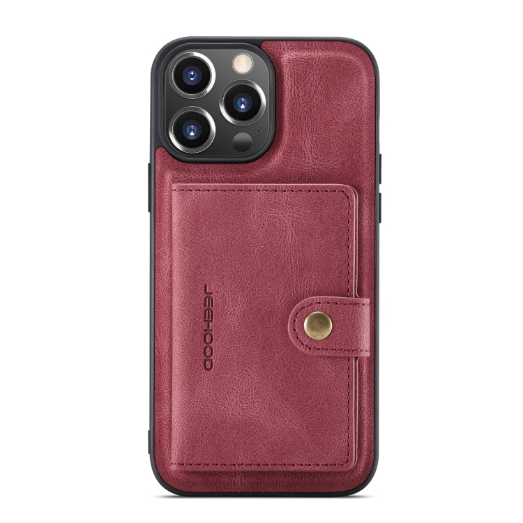 JEEHOOD Retro Magnetic Detachable Leather Phone Case