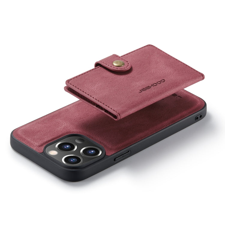 JEEHOOD Retro Magnetic Detachable Leather Phone Case