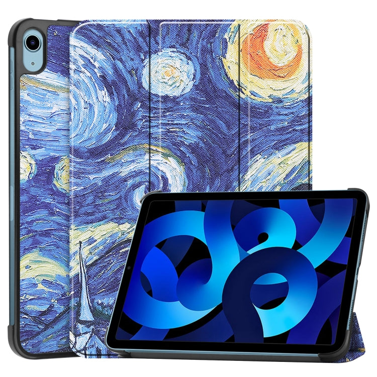 Custer Painted Leather Tablet Case with Holder, For iPad 2025 / 2022