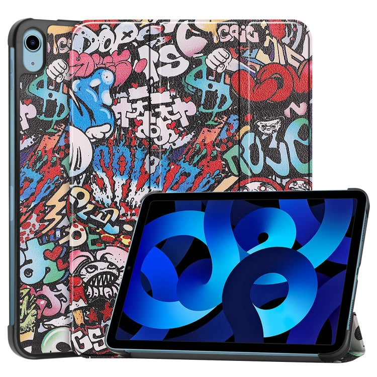 Custer Painted Leather Tablet Case with Holder, For iPad 2025 / 2022