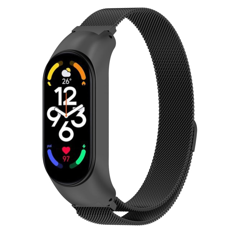 Milan Metal Stainless Steel Watch Band, Compatible with Xiaomi Mi Band 7 / 7NFC